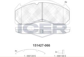 ICER 151427066 - JGO PASTILLAS VOLVO FH 29125