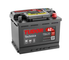 TUDOR TB620 - BATERIA TUDOR 12V 62AH 540A +DER