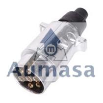 ASPOCK S133020001 - CONECTOR ALUMINIO 7 PINES "N" NEGRO LUCES